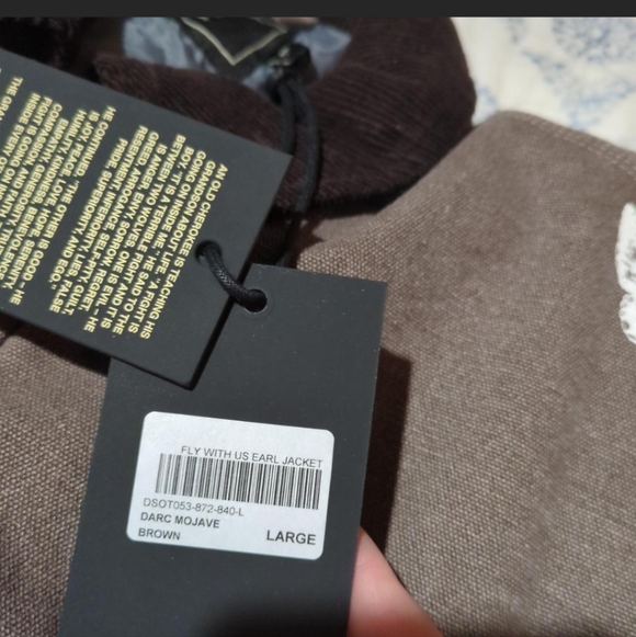 Darc Sport Brown Denim Work Jacket - Picture 3 of 6